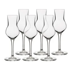 Luigi Bormioli Atelier Grappa Glas 8 Cl 6 Stk.