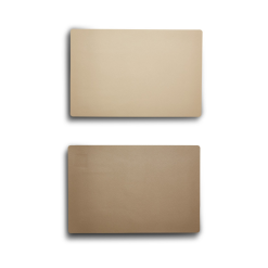 Dacore Dækkeserviet Vendbar Beige/taupe Læderlook