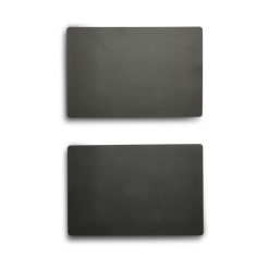 Dacore Dækkeserviet Vendbar Grå/sort Læderlook