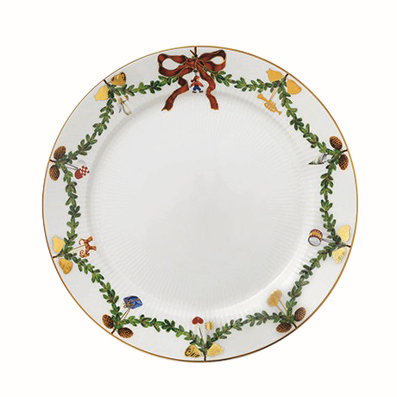 Royal Copenhagen Stjerne Riflet Jul Tallerken 27 Cm 1 Royal Copenhagen Stjerne Riflet Jul Tallerken 27 Cm