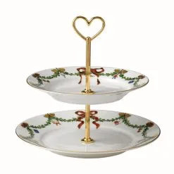 Royal Copenhagen Stjerne Riflet Jul Étagére