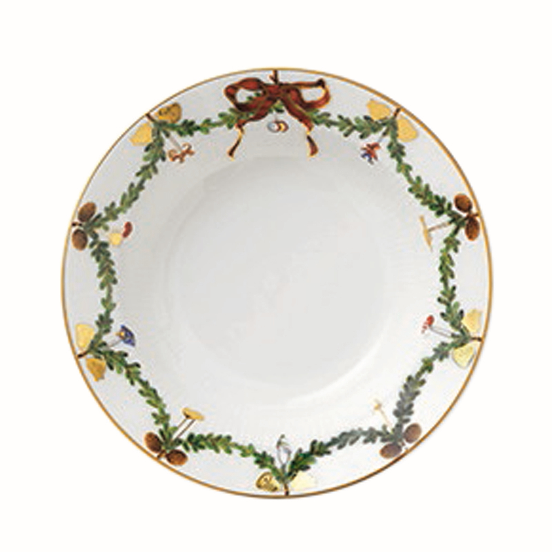 Royal Copenhagen Stjerne Riflet Jul Dyb Tallerken 17 Cm 1 Royal Copenhagen Stjerne Riflet Jul Dyb Tallerken 17 Cm