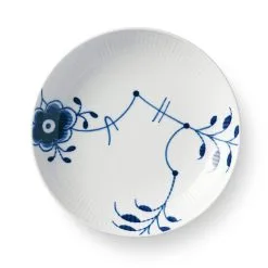 Royal Copenhagen Blå Mega Riflet Tallerken 20 Cm