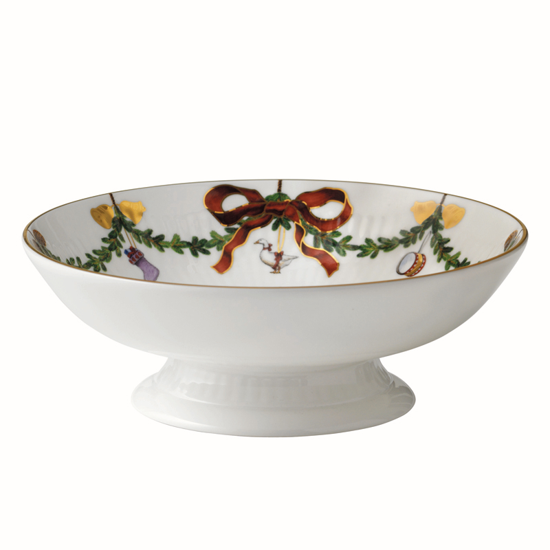 Royal Copenhagen Stjerne Riflet Jul Skål På Fod 42 Cl 1 Royal Copenhagen Stjerne Riflet Jul Skål På Fod 42 Cl
