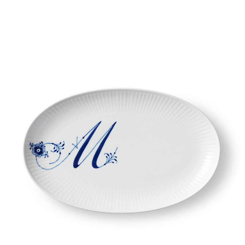 Royal Copenhagen Alfabet Tallerken M 1 Royal Copenhagen Alfabet Tallerken M