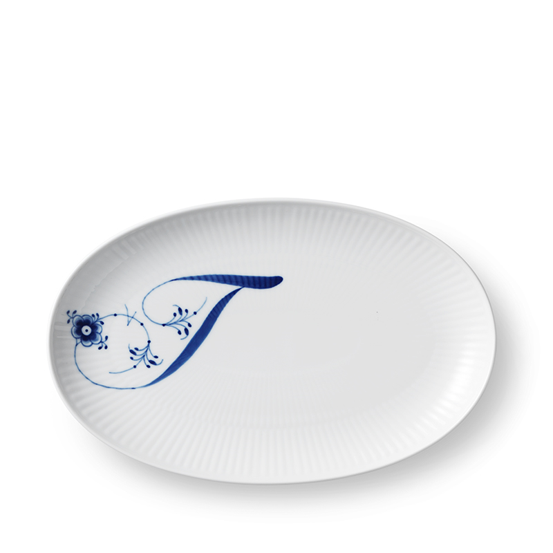 Royal Copenhagen Alfabet Tallerken T 1 Royal Copenhagen Alfabet Tallerken T