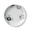 Royal Copenhagen Sort Mega Riflet Tallerken 25 Cm