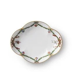 Royal Copenhagen Stjerne Riflet Jul Fad 17,5 Cm