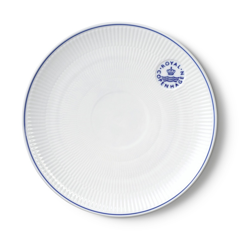 Royal Copenhagen Blueline Coupe Tallerken 23 Cm 1 Royal Copenhagen Blueline Coupe Tallerken 23 Cm