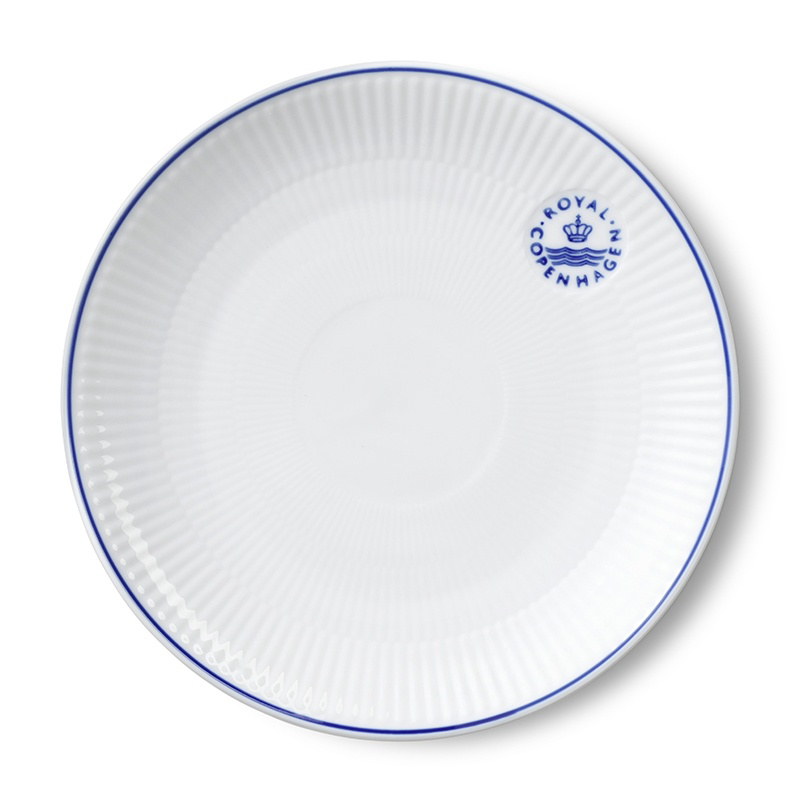 Royal Copenhagen Blueline Coupe Tallerken 19 Cm 1 Royal Copenhagen Blueline Coupe Tallerken 19 Cm