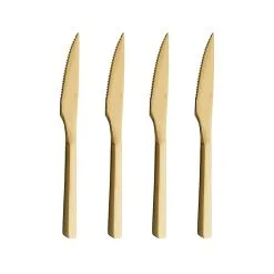 Aida RAW RAW Steakkniv Guldfarvet 4 Stk.