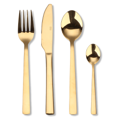 Aida RAW RAW Bestik 16 Dele Guld