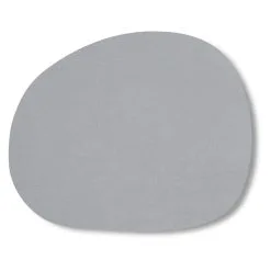 Aida RAW RAW Dækkeserviet Recycled Læder Lysegrå