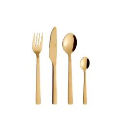 Aida RAW RAW Bestik Sæt Guldbelagt 48 Dele