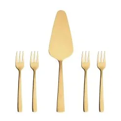 Aida RAW RAW Kagesæt 5 Dele Guld