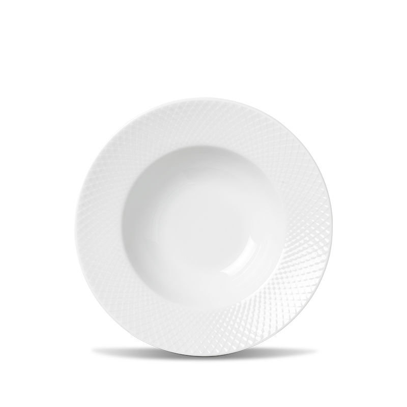 Lyngby Porcelæn Rhombe Dyb Tallerken 24,5 Cm 1 Lyngby Porcelæn Rhombe Dyb Tallerken 24,5 Cm