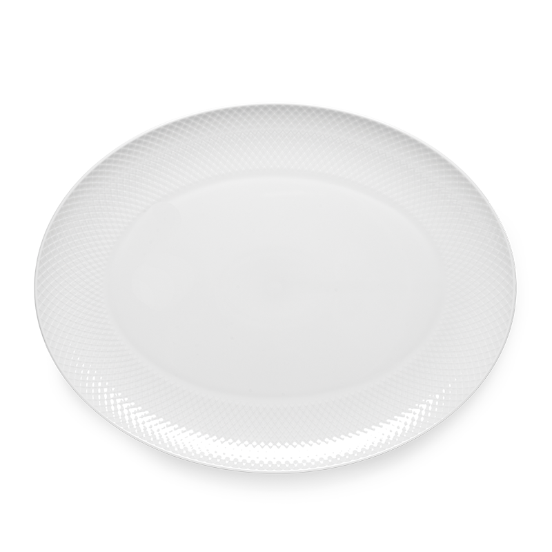Lyngby Porcelæn Rhombe Fad 42 Cm 1 Lyngby Porcelæn Rhombe Fad 42 Cm