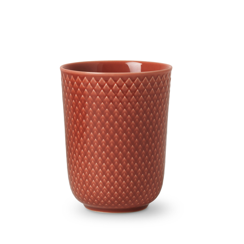 Lyngby Porcelæn Rhombe Color Krus Terracotta 33 Cl 1 Lyngby Porcelæn Rhombe Color Krus Terracotta 33 Cl