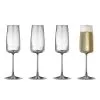 Lyngby Glas Zero Champagneglas 4 Stk. 30 Cl