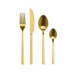 Nordic Sense Bestiksæt 16 Dele Guld
