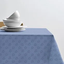 Södahl Forget-me-not Damaskdug Sky Blue 160 Cm I Diameter