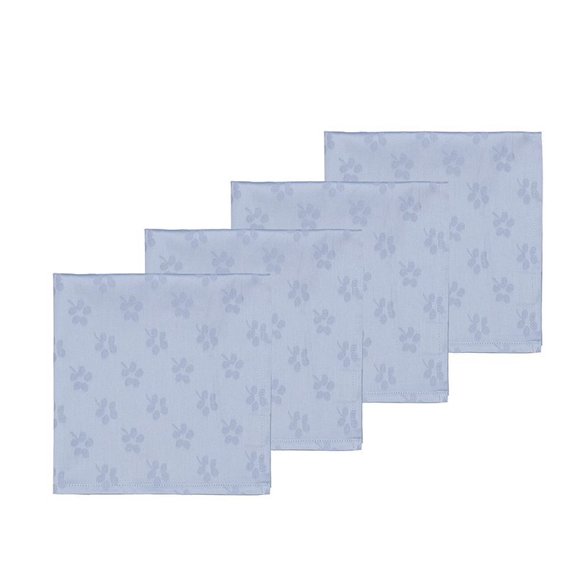 Södahl Forget-me-not Damask Serviet Blå 4 Stk. 1 Södahl Forget-me-not Damask Serviet Blå 4 Stk.