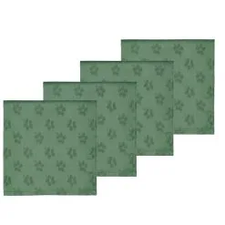 Södahl Forget-me-not Damask Mundserviet Green 4 Stk.