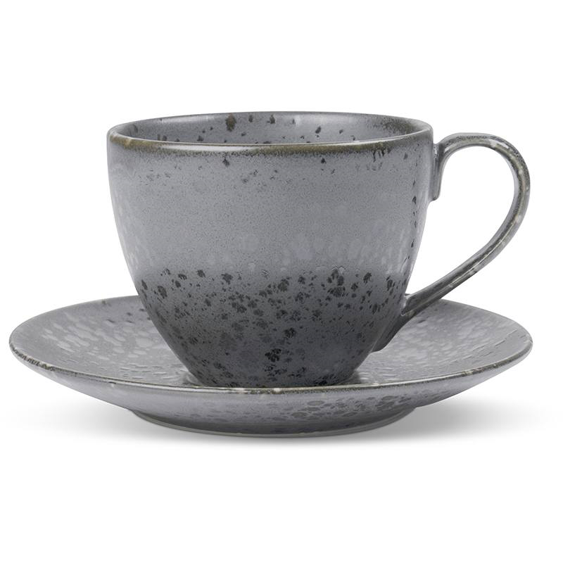 Bitz Cappuccinokop Med Underkop Grå 24 Cl 1 Bitz Cappuccinokop Med Underkop Grå 24 Cl