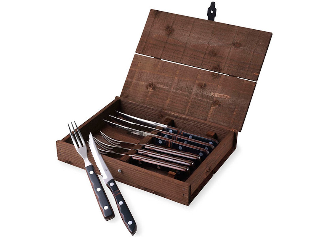 Gense Old Farmer Classic Steakbestik/grillbestik Brun 8 Dele 1 Gense Old Farmer Classic Steakbestik/grillbestik Brun 8 Dele