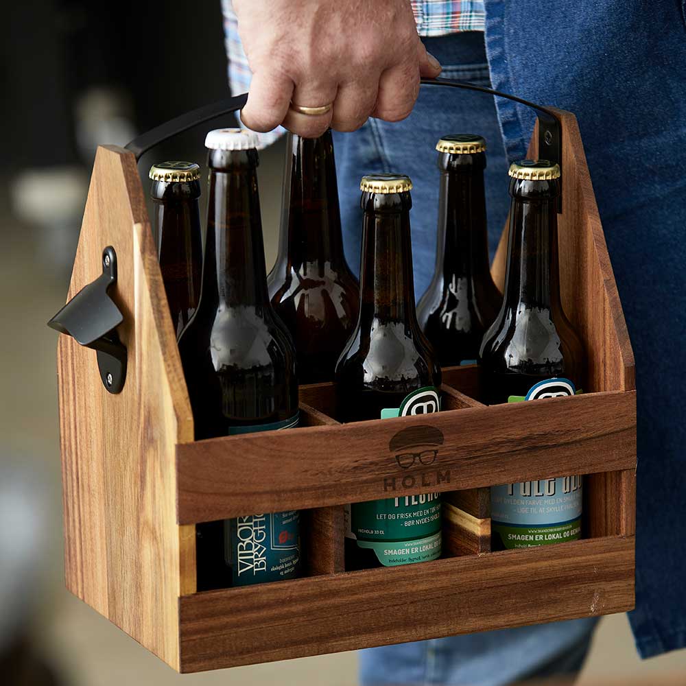 Bord service -Bord service 246918 Holm Oelkasse XL Akacietrae 30 x 18 x 30 cm 5722002469184