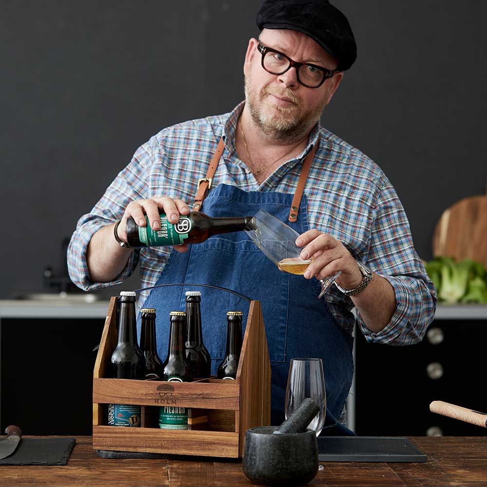 Bord service -Bord service 246918 Holm Oelkasse XL Akacietrae 30 x 18 x 30 cm 5722002469184 1